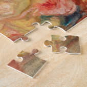 Rozen van Renoir Impressionist Painting Legpuzzel (Zijkant)