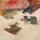 Rozen van Renoir Impressionist Painting Legpuzzel (Zijkant)