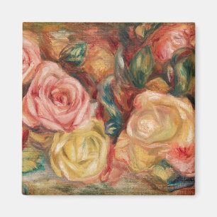 Rozen van Renoir Impressionist Painting Magneet