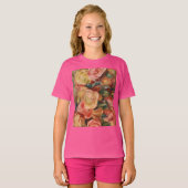 Rozen van Renoir Impressionist Painting T-shirt (Voorkant volledig)