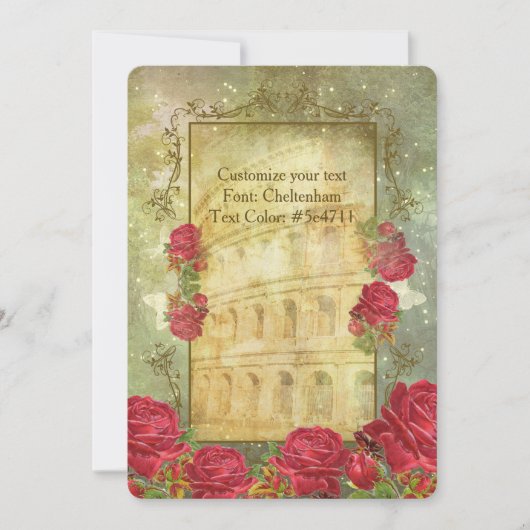 ROZEN VAN ROME II ~ KAART (Voorkant)
