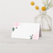 Rozen van roze Waterverf, gezoet Plaatskaartje (Voorkant)