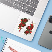 Rozen van St. George's Day (fL) Sticker (Laptop met iPhone)