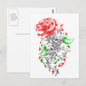 rozen van stammen briefkaart (Voorkant / Achterkant)