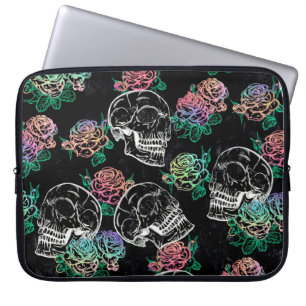 Rozen van Suiker Ombre Meisjespasta Grunge Glam Laptop Sleeve