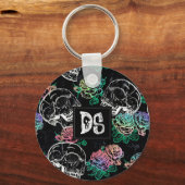 Rozen van Suiker Ombre | Meisjespasta Grunge Glam Sleutelhanger (Voorkant)