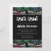 Rozen van Suiker Ombre | Pastel Graduation Party Kaart (Voorkant)