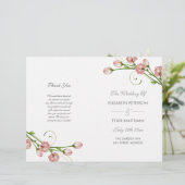 Rozen van tuinen - trouwprogramma (Staand voorkant)