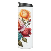 Rozen van verschillende kleuren thermosbeker (Geroteerd rechts)