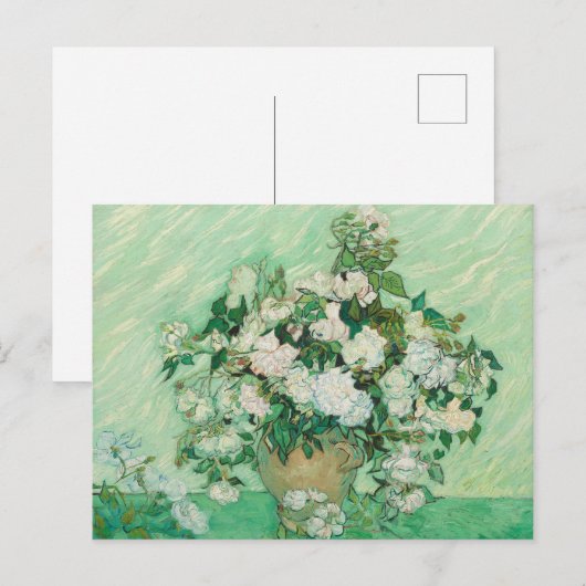 Rozen van Vincent van Gogh Briefkaart (Voorkant / Achterkant)