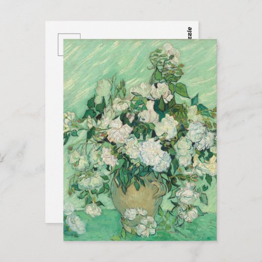 Rozen van Vincent Van Gogh Briefkaart (Voorkant / Achterkant)