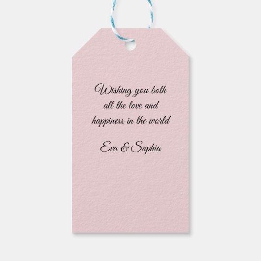 Rozen van Vincent van Gogh Cadeaulabel (Achterkant)