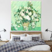 Rozen van Vincent Van Gogh Canvas Afdruk (Insitu (Slaapkamer))