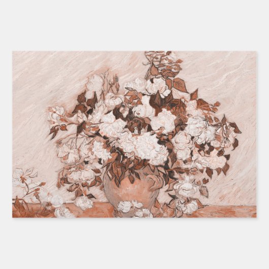 Rozen van Vincent Van Gogh, Decoupage Inpakpapier Vel (Voorkant 3)