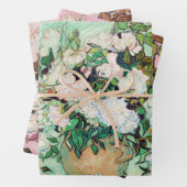 Rozen van Vincent Van Gogh, Decoupage Inpakpapier Vel (In situ)