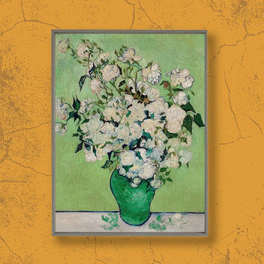 Rozen van Vincent Van Gogh Groene Fine Art Print
