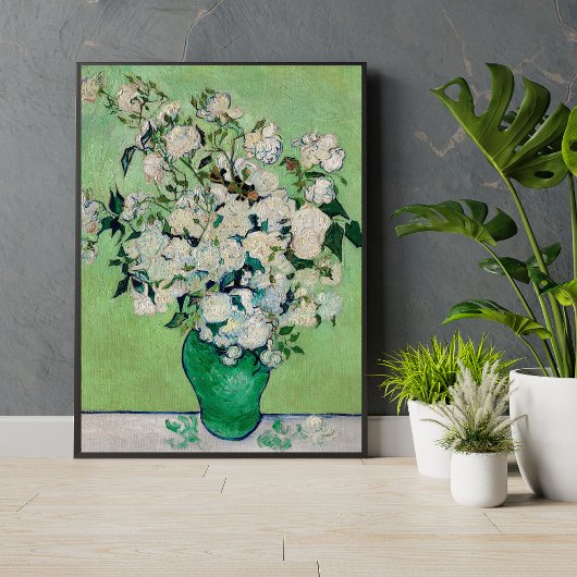 Rozen van Vincent Van Gogh Groene Fine Art Print