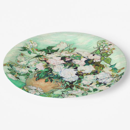 Rozen van Vincent van Gogh Papieren Bordje (Gekanteld)