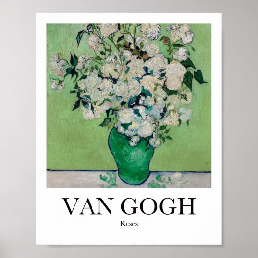 Rozen van Vincent Van Gogh Poster (Voorkant)