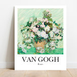 Rozen van Vincent van Gogh Poster<br><div class="desc">Roos (1890) van Vincent Van Gogh</div>