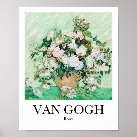 Rozen van Vincent van Gogh Poster (Voorkant)