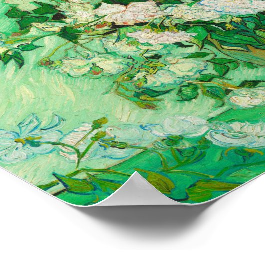 Rozen van Vincent van Gogh Poster Print (Hoek)