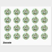 Rozen van Vincent van Gogh Ronde Sticker (Vel)