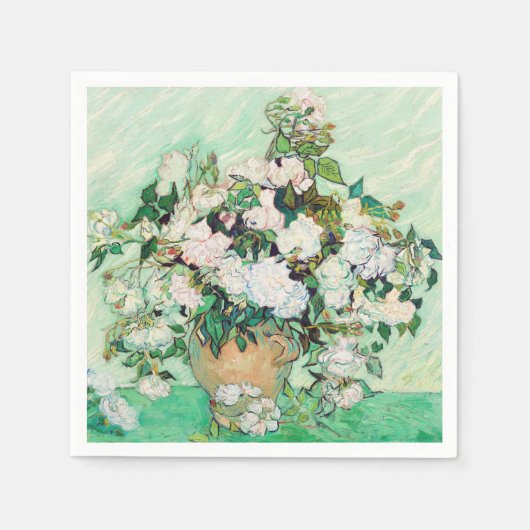 Rozen van Vincent van Gogh Servet (Voorkant)