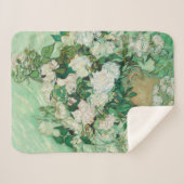 Rozen van Vincent Van Gogh Sherpa Deken (Voorkant (horizontaal))