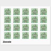Rozen van Vincent Van Gogh Vierkante Sticker (Vel)