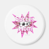 Rozen van Voetbal-mam Magneet (Voorkant)