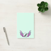 Rozen van zwarte vogels en Raven Post-it Notes (Kantoor)