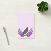 Rozen van zwarte vogels en Raven Post-it® Notes (Kantoor)