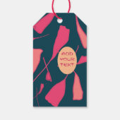 Rozen veld ontwerp geschenk labels cadeaulabel (Achterkant)