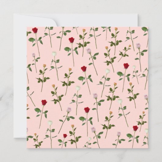  Rozen Verjaardag Kaart (Voorkant)