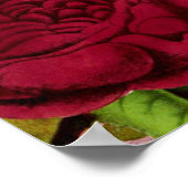 Rozen verlaten gouden achtergrond afbeelding poster (Hoek)