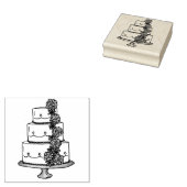 Rozen Verloving zegelstempel Rubberstempel (Gestempeld)