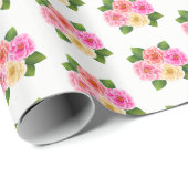 Rozen Verpakkingspapier Cadeaupapier (Rol Hoek)