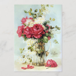 Rozen vers van het Vrijgezellenfeest van de tuin Kaart