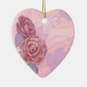  rozen, versierend keramisch ornament (Rechts)