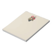 Rozen Victoriaans bloem bloemenroos boeket Notitieblok (Linkerzijde)