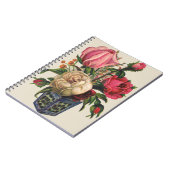 Rozen Victoriaans bloem bloemenroos boeket Notitieboek (Linkerzijde)