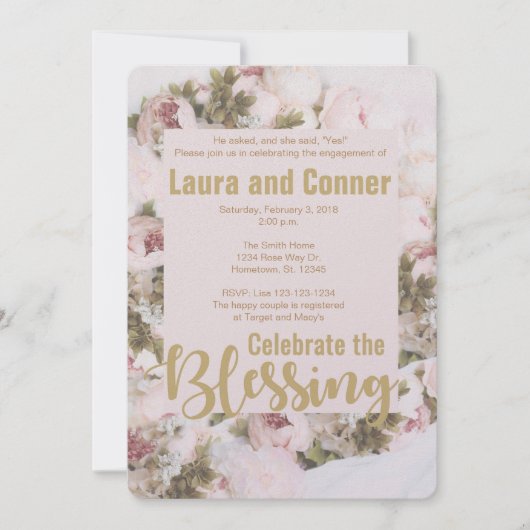 Rozen - Viel de Benoeming Uitnodiging (Voorkant)