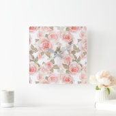 Rozen Vierkante Klok (Huis)