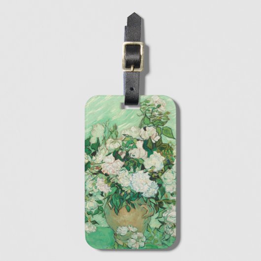 Rozen | Vincent van Gogh Bagagelabel (Voorkant (verticaal))