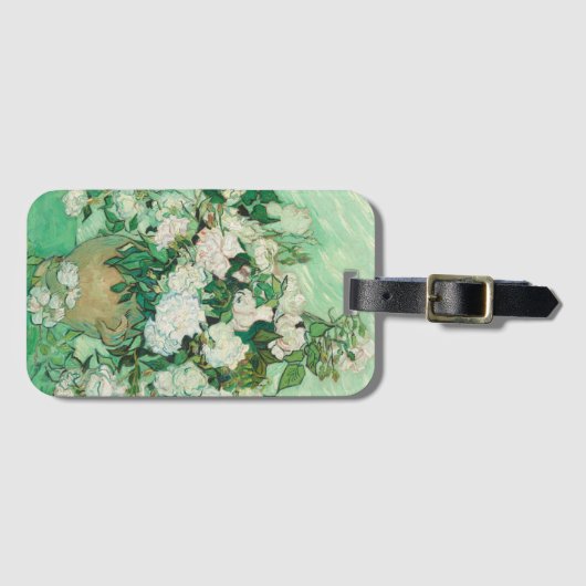 Rozen | Vincent van Gogh Bagagelabel (Voorkant (horizontaal))