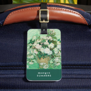 Rozen Vincent van Gogh Bagagelabel