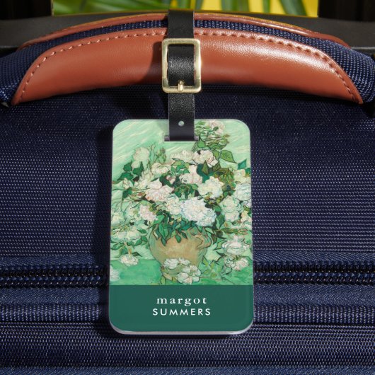 Rozen | Vincent van Gogh Bagagelabel (Voorkant Insitu 2)