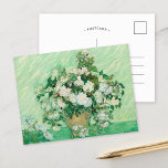 Rozen | Vincent van Gogh Briefkaart<br><div class="desc">Rozen (1890) van de Nederlandse postimpressionist Vincent Van Gogh. Het originele werk is een olie op canvas schilderend een stil leven van witte rozen tegen een lichtgroene achtergrond. Gebruik de ontwerphulpmiddelen om douanetekst toe te voegen of het afbeelding te personaliseren.</div>