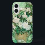 Rozen | Vincent van Gogh iPhone 16 Hoesje<br><div class="desc">Rozen (1890) van de Nederlandse postimpressionist Vincent Van Gogh. Het originele werk is een olie op canvas schilderend een stil leven van witte rozen tegen een lichtgroene achtergrond. Gebruik de ontwerphulpmiddelen om douanetekst toe te voegen of het afbeelding te personaliseren.</div>
